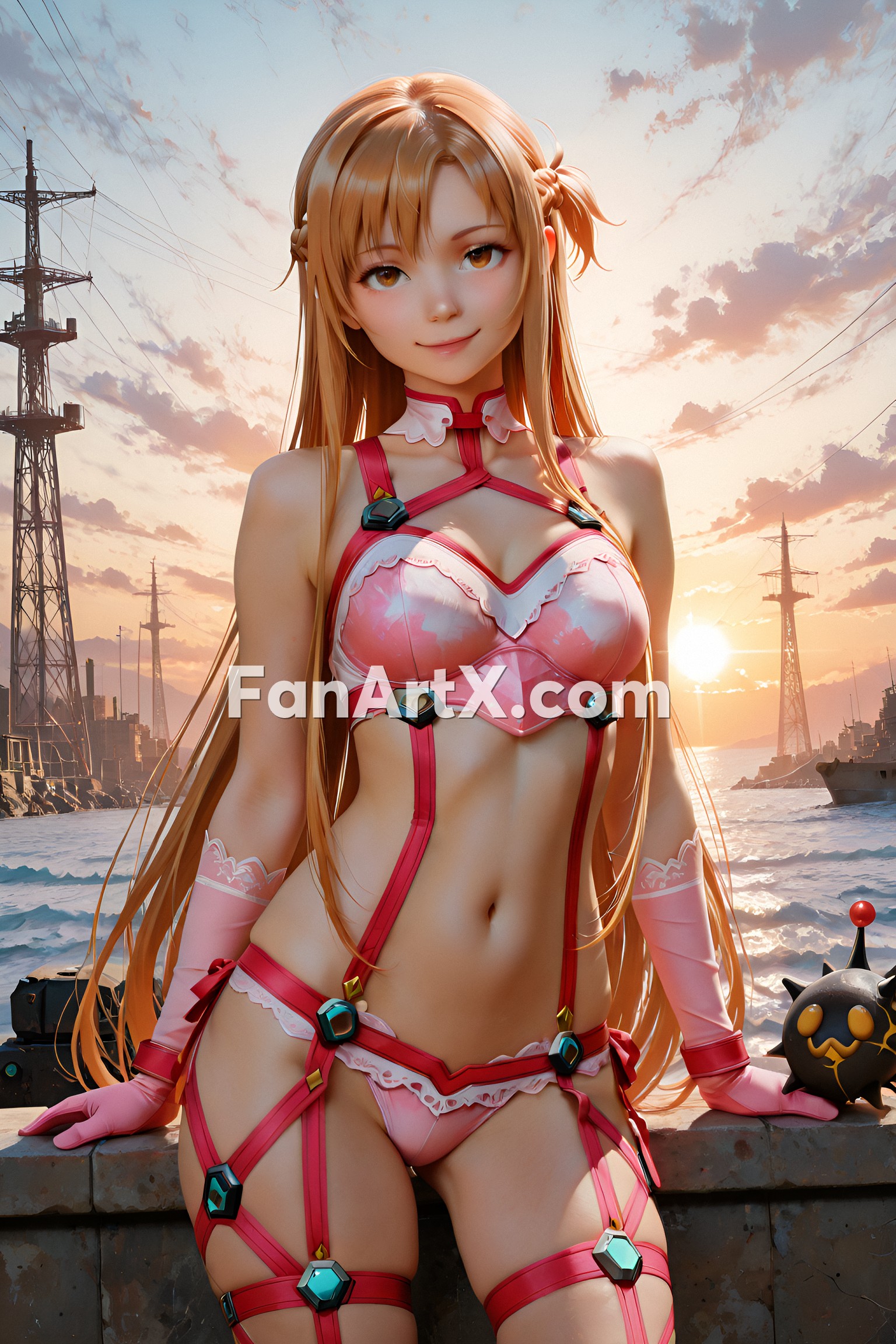 Sao Asuna Yuuki Fanart - Sword Art Online character 5464353